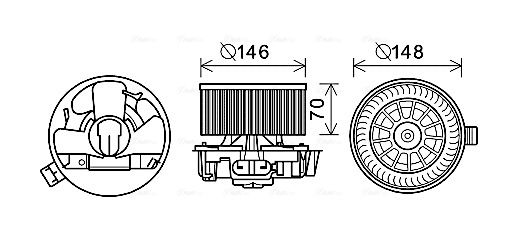 AVA QUALITY COOLING Salongipuhur RT8576